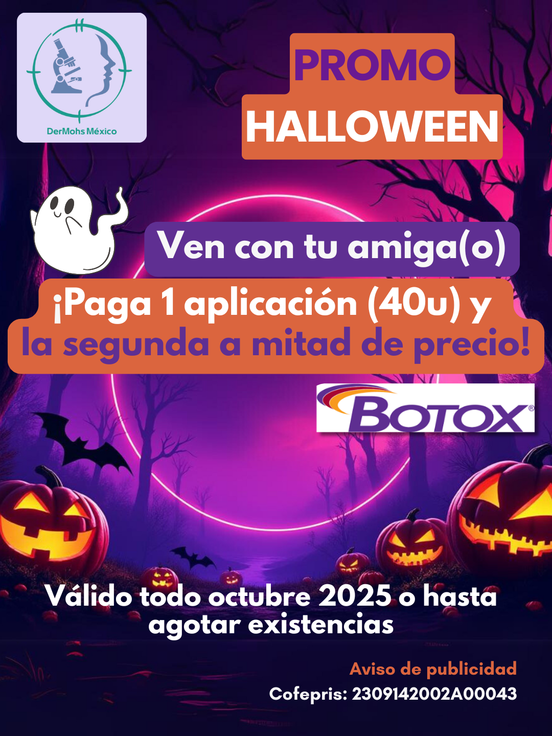 promo halloween dermohs