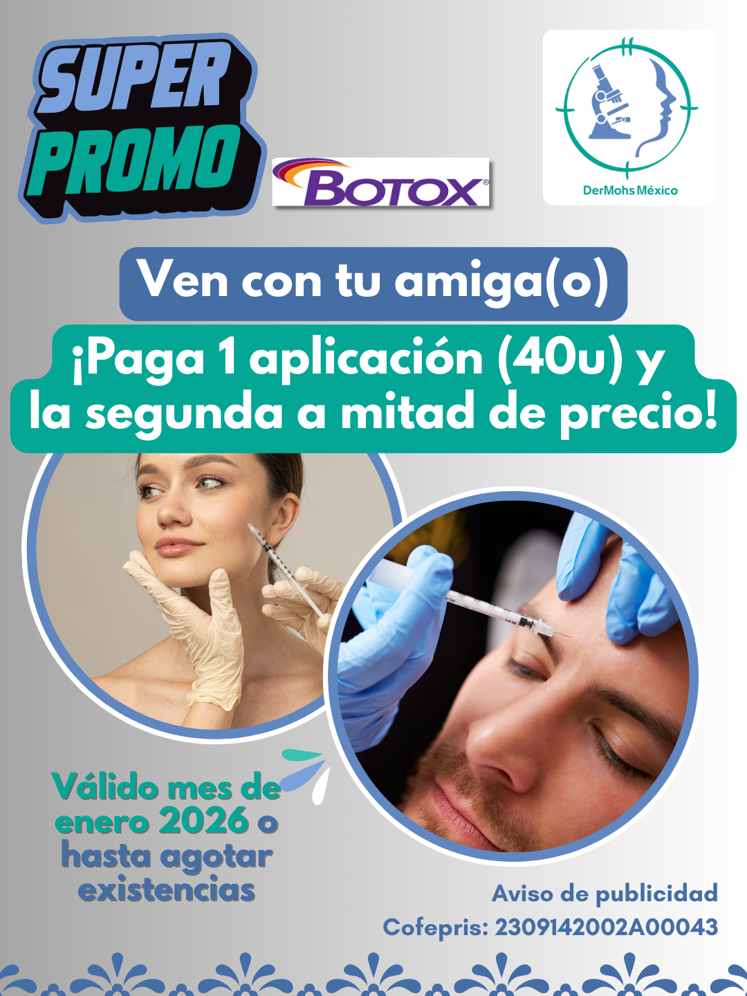 promoción enero 2026 DerMohs, aplicación de botox enero 2026 (1)